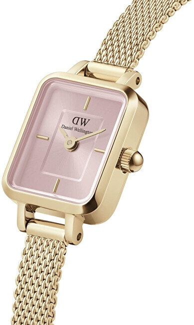 Daniel Wellington Micro Quadro Mini Evergold Blush DW00100655