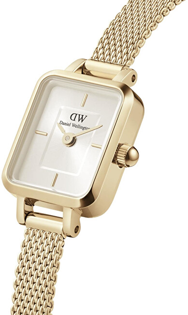 Daniel Wellington Micro Quadro Mini Evergold Champagne DW00100656