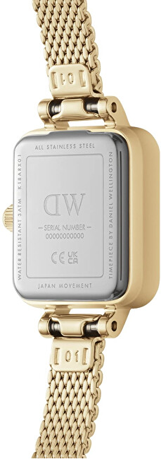 Daniel Wellington Micro Quadro Mini Evergold Emerald DW00100653