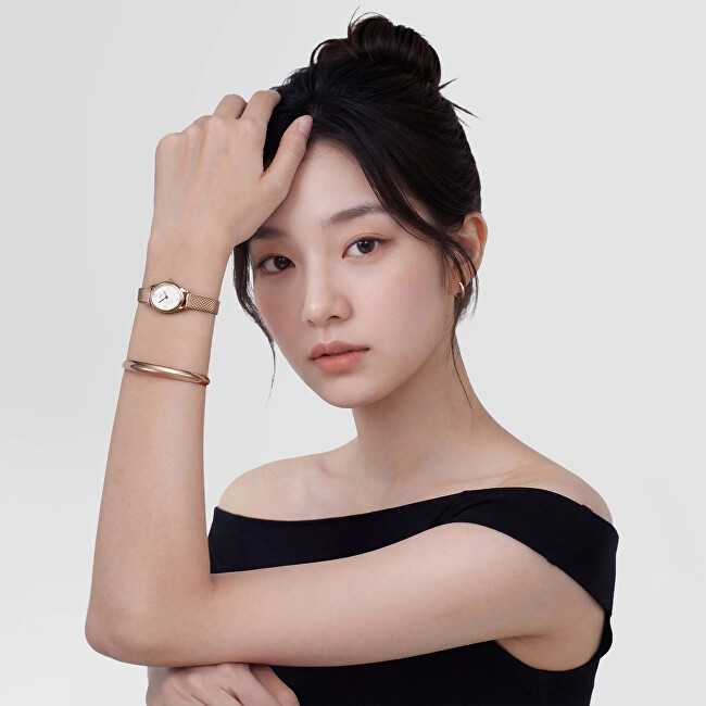 Ophelia Mini Mesh White Rose Gold DW00100940