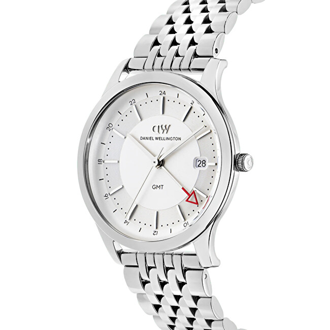 Daniel Wellington Pathfinder GMT 39 7-Link Frost-White S DW00100973