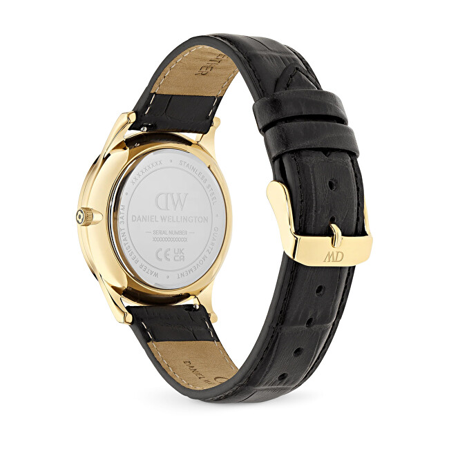 Daniel Wellington Pathfinder GMT 39 Black-Croc Black G DW00100977