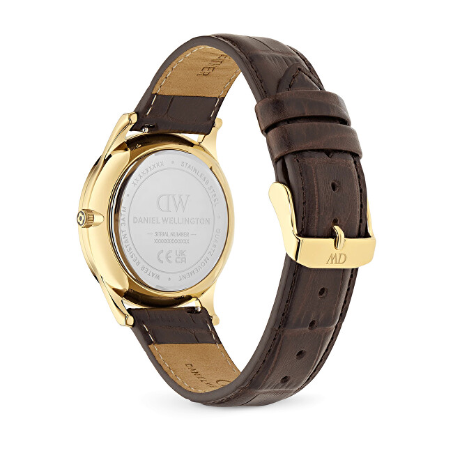 Daniel Wellington Pathfinder GMT 39 Brown-Croc Green G DW00100974 analogové