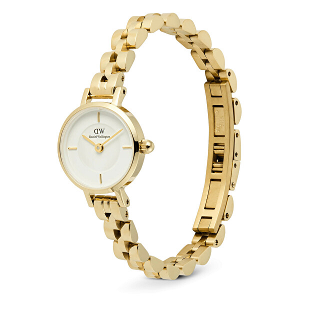 Daniel Wellington Petite Mini 19 Arch 3-Link White Gold DW00100855
