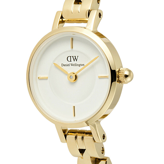 Daniel Wellington Petite Mini 19 Arch 3-Link White Gold DW00100855
