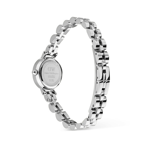 Daniel Wellington Petite Mini 19 Arch 3-Link White Silver DW00100853