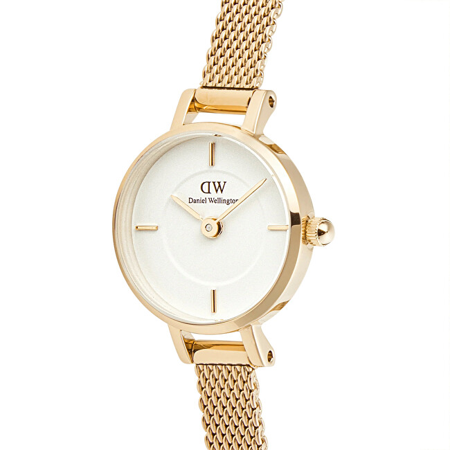 Daniel Wellington Petite Mini 19 Evergold G White DW00100745