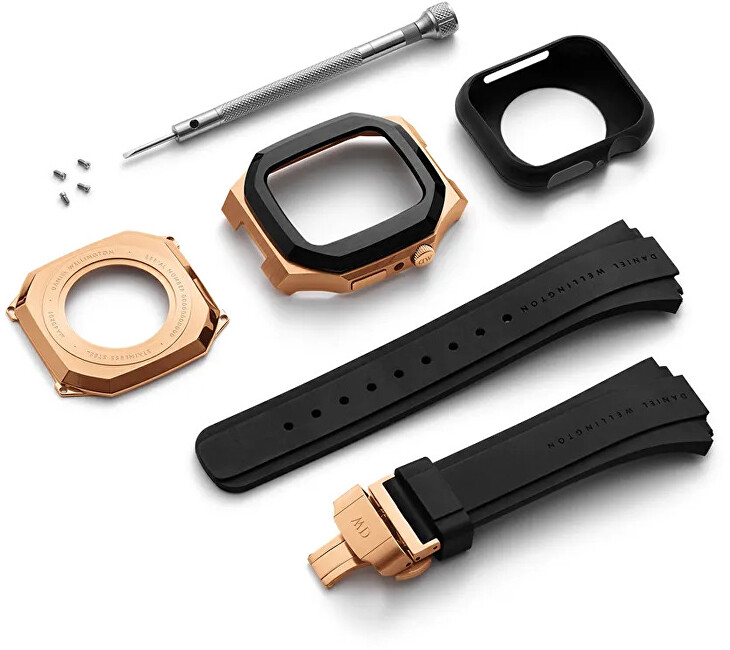 Daniel Wellington Switch 40 Rose Gold - Puzdro s remienkom pre Apple Watch 40 mm DW01200001 bez kamienka
