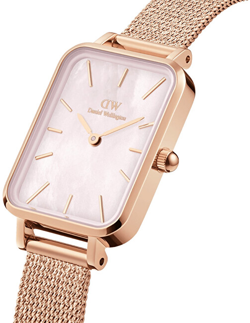 Daniel Wellington Quadro 20X26 Pressed Melrose RG MOP DW00100510 analógové