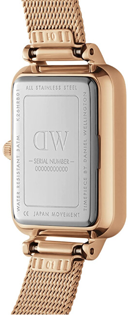 Daniel Wellington Quadro 20X26 Pressed Melrose RG MOP DW00100510 analógové