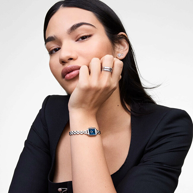 Daniel Wellington Quadro Mini 15.4x18.2 Arch 3-Link Arctic Sunray Silver DW00100846