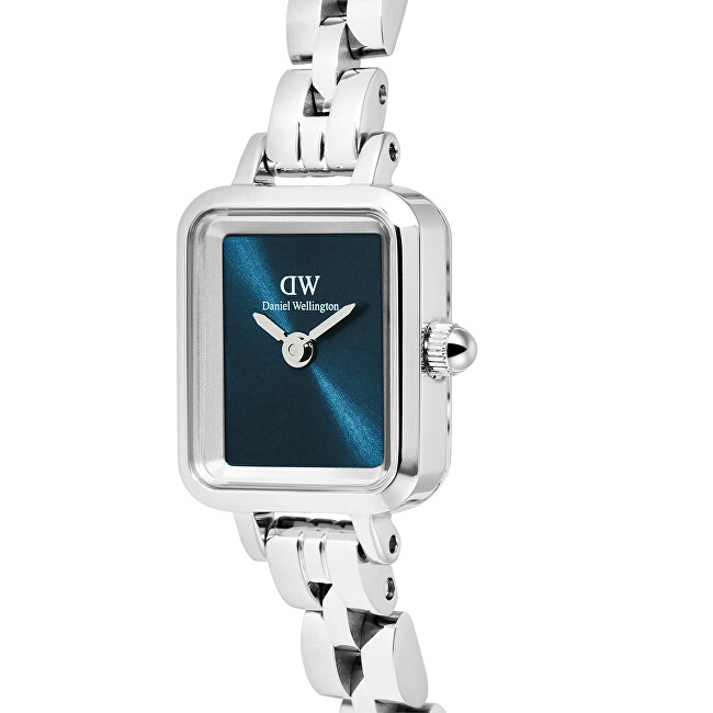 Daniel Wellington Quadro Mini 15.4x18.2 Arch 3-Link Arctic Sunray Silver DW00100846