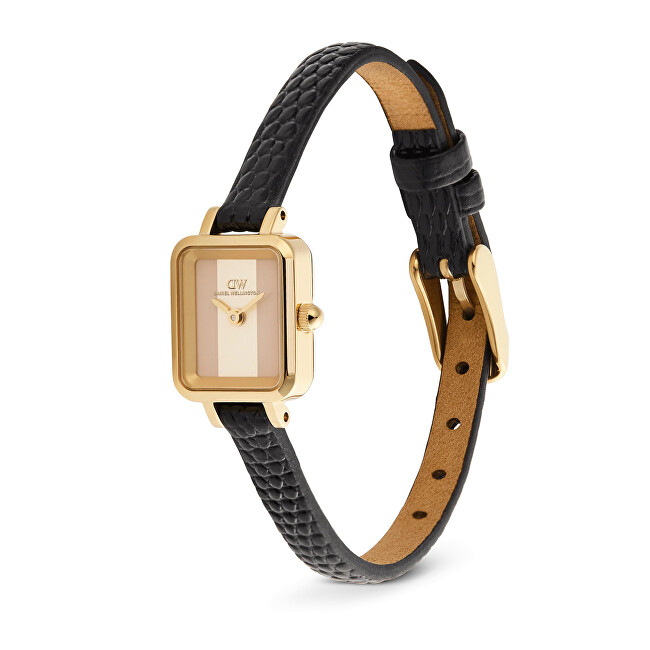 Daniel Wellington Quadro Mini 15.4x18.2 Black Lizard Conwy G DW00100957 analogové