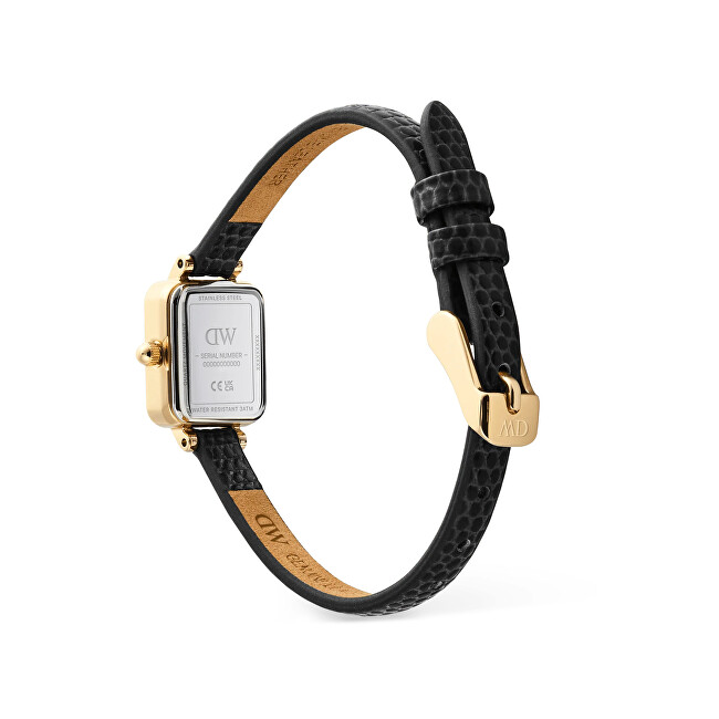 Daniel Wellington Quadro Mini 15.4x18.2 Black Lizard Conwy G DW00100957 analogové