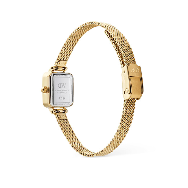 Daniel Wellington Quadro Mini 15.4x18.2 Evergold Conwy G DW00100961