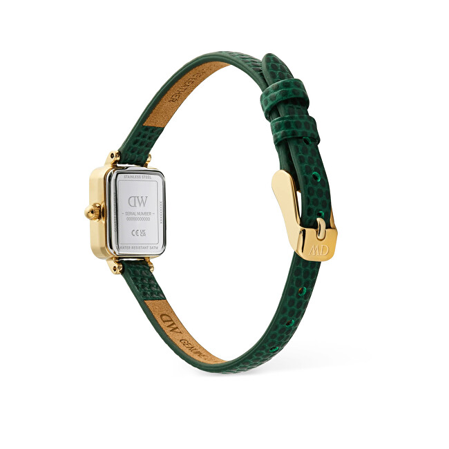 Daniel Wellington Quadro Mini 15.4x18.2 Green Lizard Warwick G DW00100958 analogové