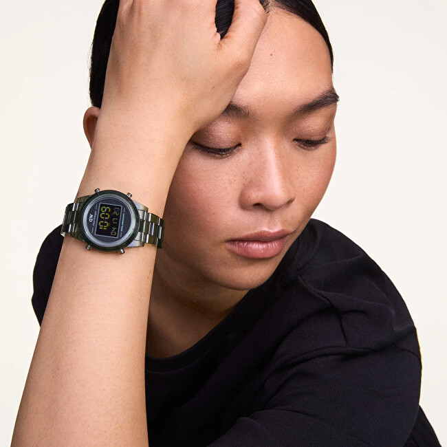 Daniel Wellington Retro Digital Dark Green DW00100768 digitálny