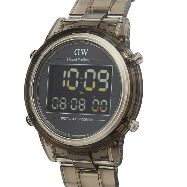 Daniel Wellington Retro Digital Light Grey DW00100766 digitálny