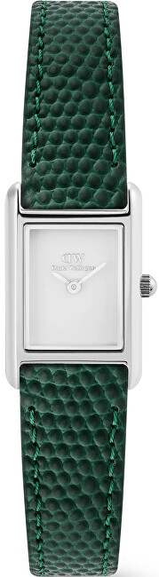Daniel Wellington Bound Mini 17x26 Green Lizard Silver S DW00100902 analogové