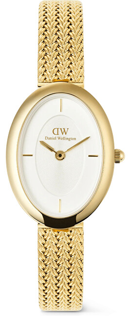 Daniel Wellington Juliette Braided Mesh White Sunray Gold DW00100882