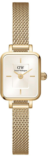 Daniel Wellington Micro Quadro Mini Evergold Champagne DW00100656