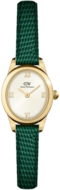 Daniel Wellington Ophelia Mini 22x25,5 Green Lizard White Guilloché G DW00100892 analógové