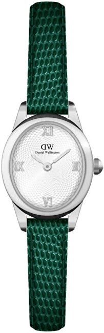 Daniel Wellington Ophelia Mini 22x25,5 Green Lizard White Guilloché S DW00100889 analógové