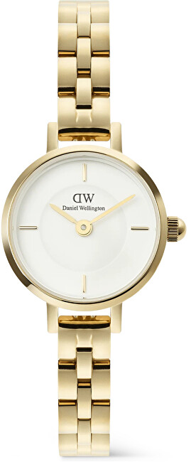 Daniel Wellington Petite Mini 19 Arch 3-Link White Gold DW00100855