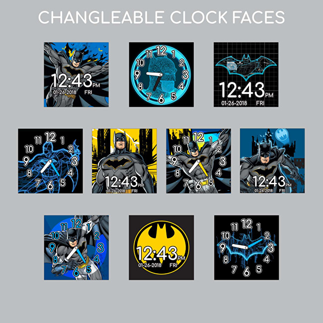Disney Detské smartwatch Batman BAT4740 digitálny