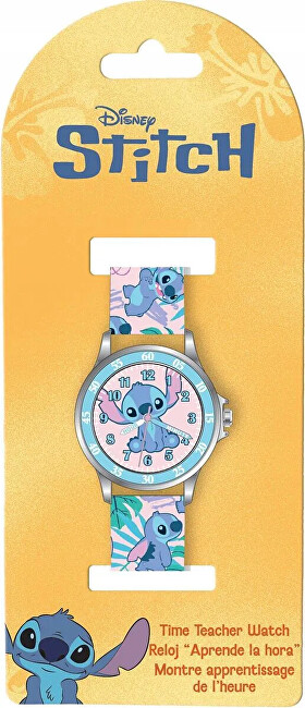 Disney Time Teacher Detské hodinky Stitch LAS9011 analógové