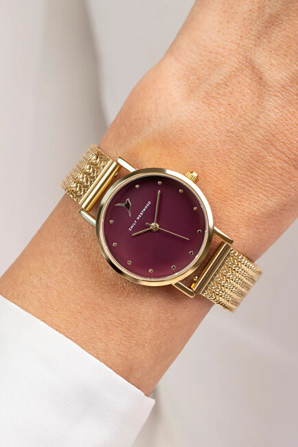 Emily Westwood Burgundy Whisper Gold EKF-5914GQ