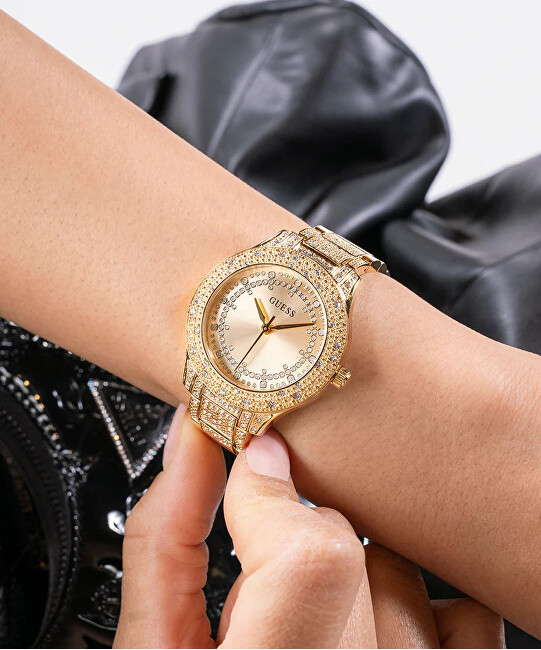 Guess Ladies Gold Tone Analog Watch GW0746L2