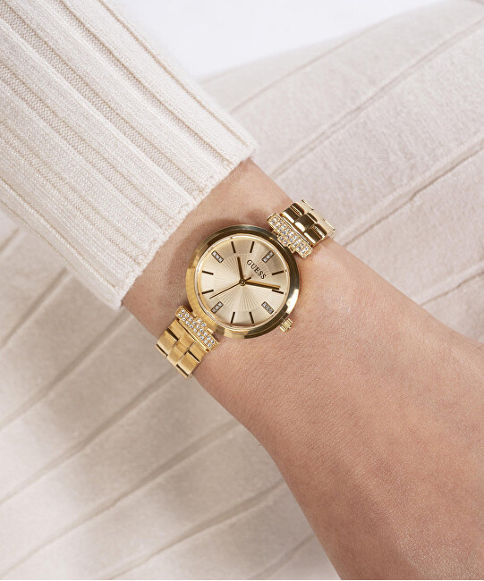Guess Ladies Gold Tone Analog Watch GW0762L2