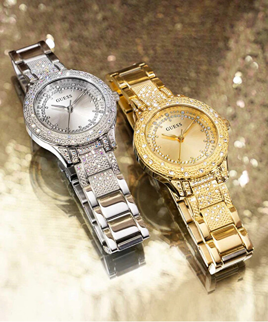 Ladies Silver Tone Analog Watch GW0746L1