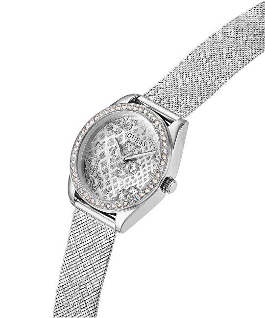 Ladies Silver Tone Analog Watch GW0748L1