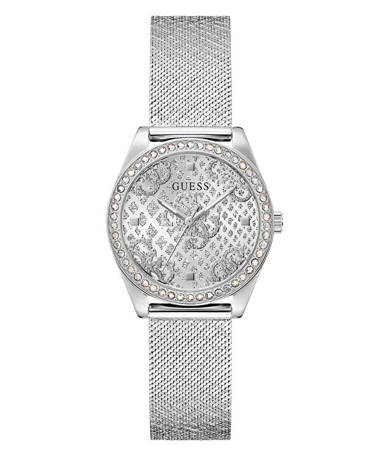 Ladies Silver Tone Analog Watch GW0748L1