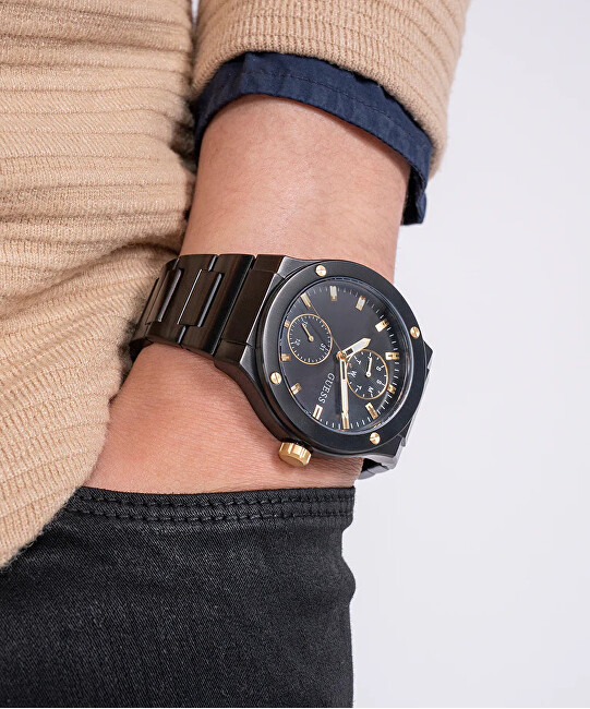 Mens Black Multi-function Watch GW0795G3