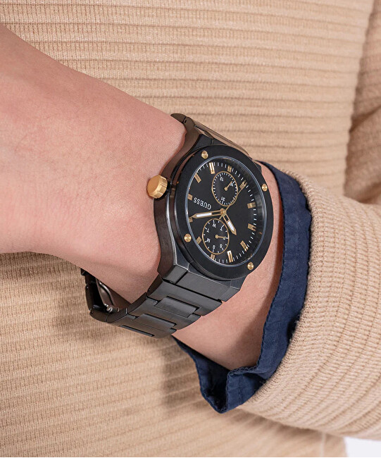 Mens Black Multi-function Watch GW0795G3