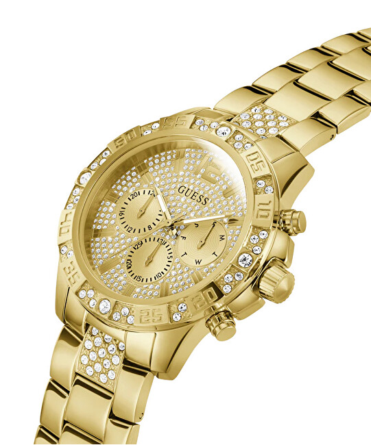 Guess Mens Gold Tone Multi-function Watch GW0796G2