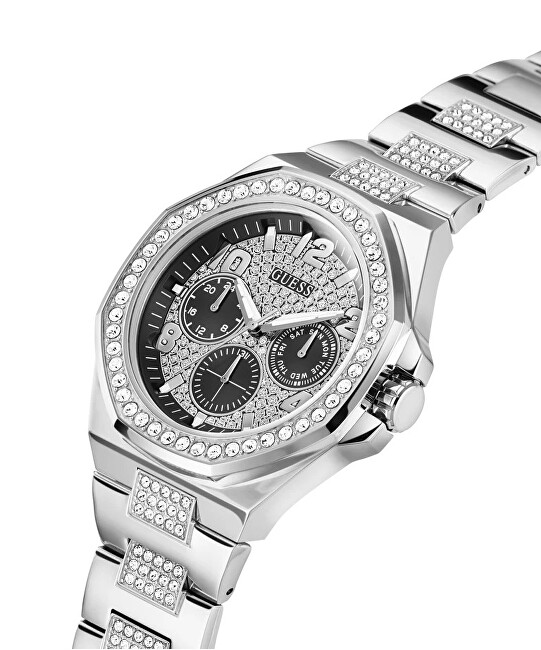 Guess Mens Silver Tone Multi-function Watch GW0785G3