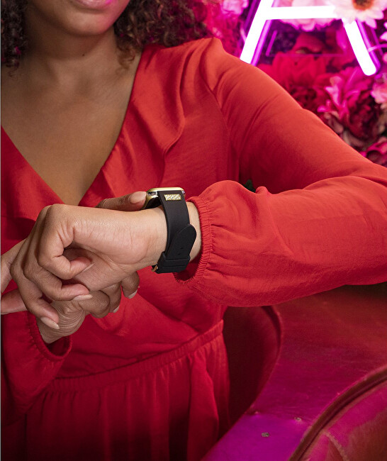 Silikonový řemínek pro Apple Watch (38 - 41 mm) - Black CS2005S2