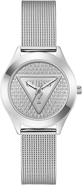 Ladies Silver Tone Analog Watch GW0835L1