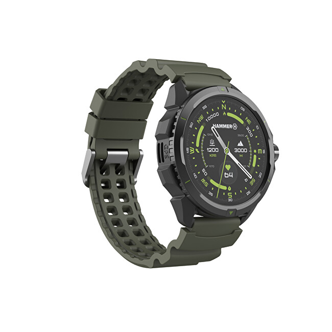 Hammer Chytré hodinky Hammer Watch 2 zeleno-černé