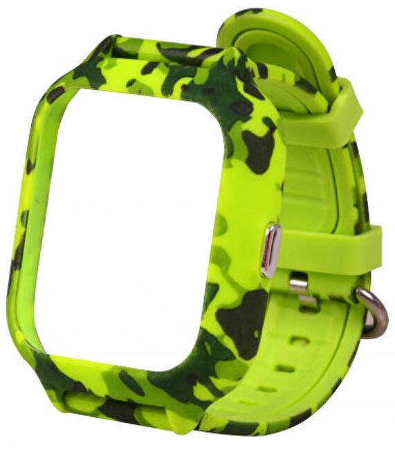 Helmer Chytré dotykové hodinky s GPS lokátorem a fotoaparátem - LK 710 4G zelené
