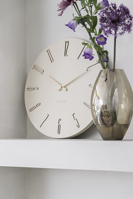 Karlsson Designové nástěnné hodiny 6072WH