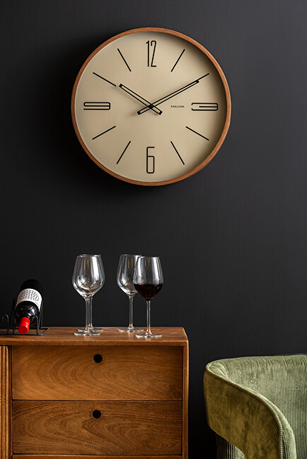 Karlsson Designové nástěnné hodiny 6089SB