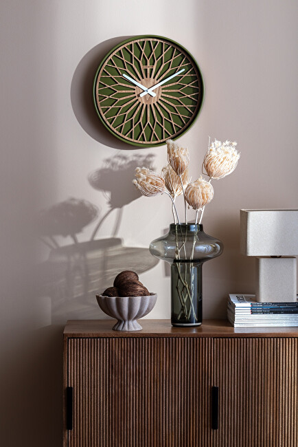 Designové nástěnné hodiny 6092GR