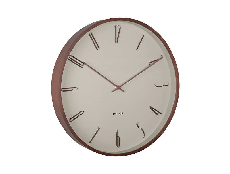 Karlsson Designové nástěnné hodiny KA6014WG hodiny