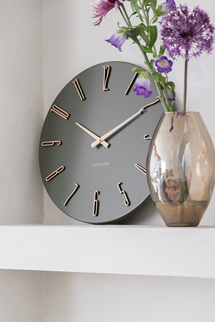 Karlsson Designové nástěnné hodiny KA6072GR