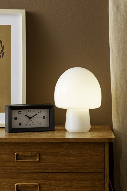Karlsson Designové stolní hodiny s budíkem 6066BK